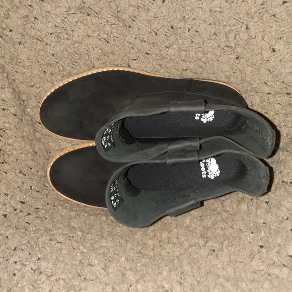 ROOTS-Canada-Black Nubuck Leather-THE SHORTY BOOT- Size 7-NEW/NO BOX - Picture 6 of 7